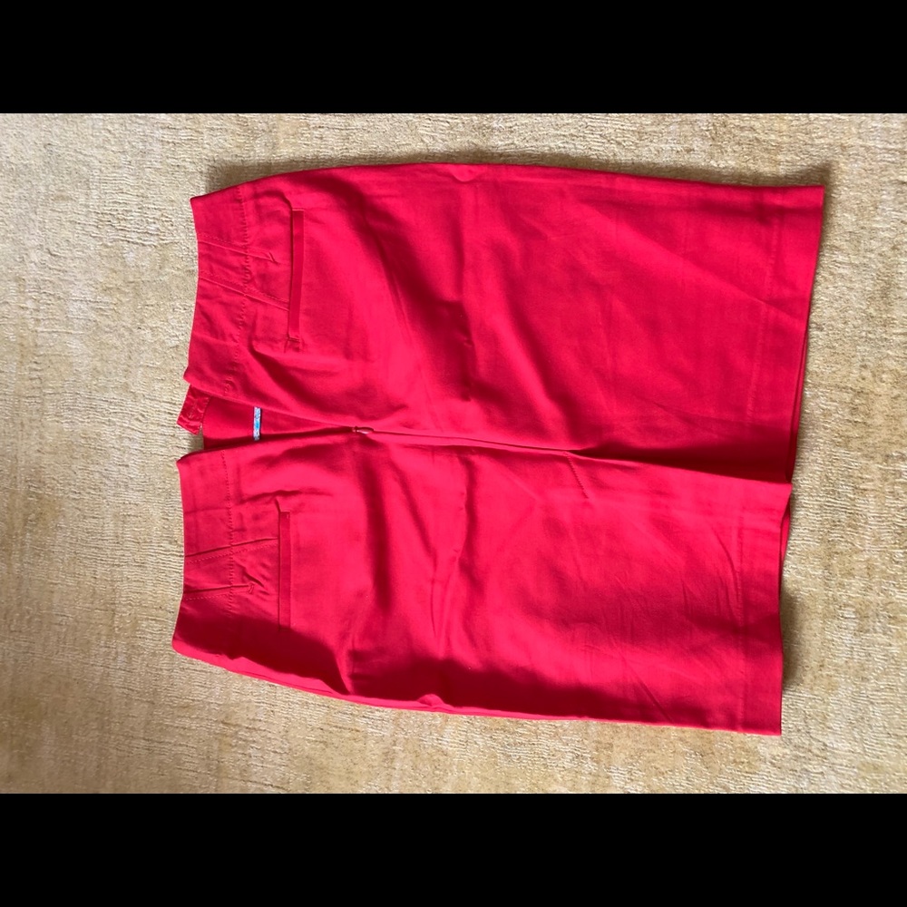Red skirt